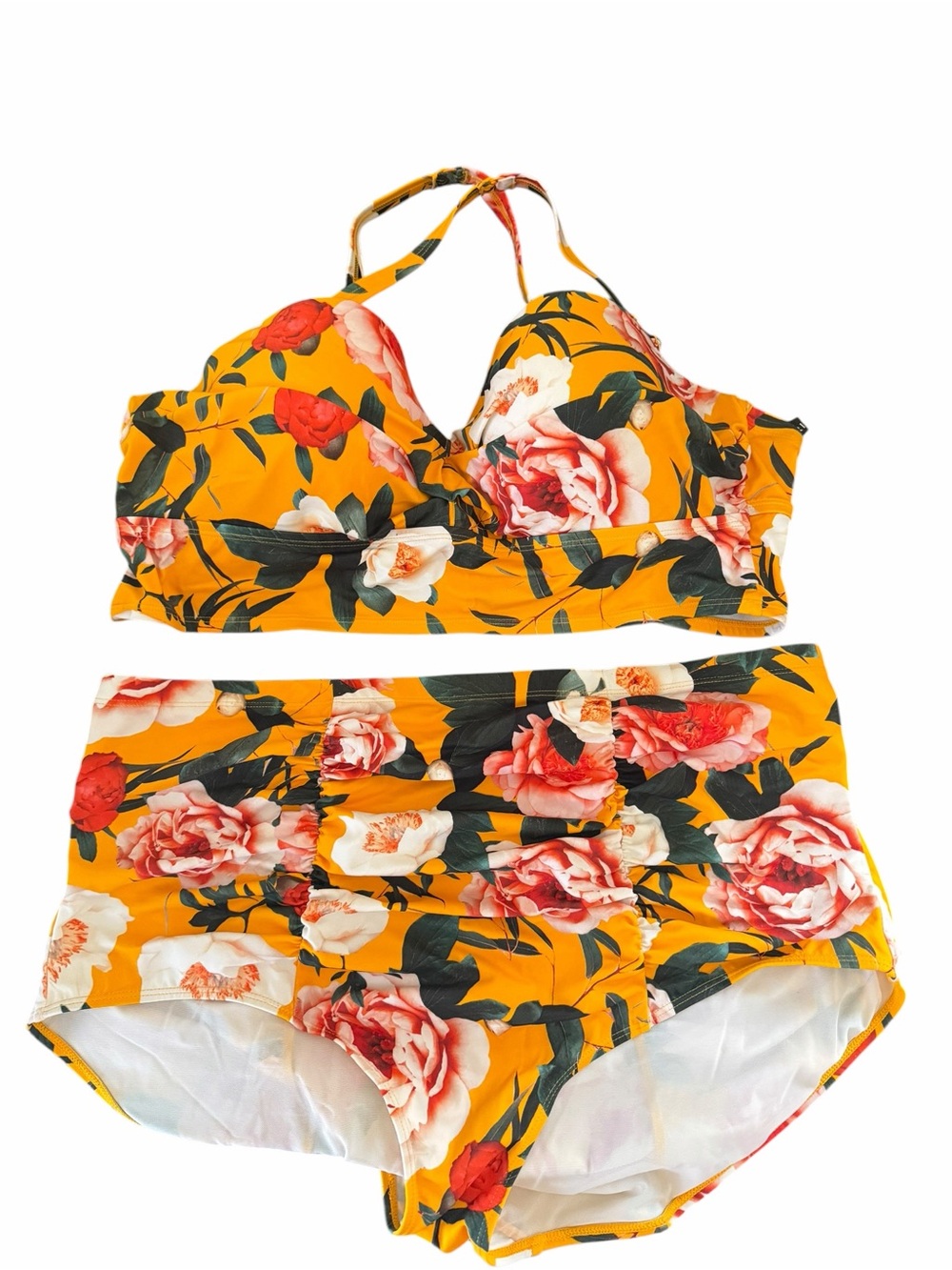 torrid Yellow Floral 2 Piece